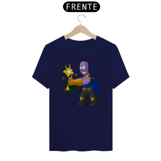 Nome do produto Camiseta Classica Os Simpsons - Thanos e Loki