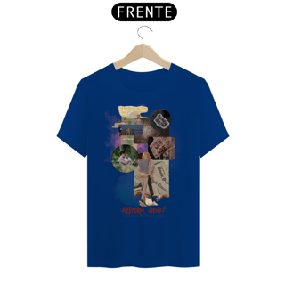 Nome do produto Camiseta Classica Vermelho Branco e Sangue azul - HUH?