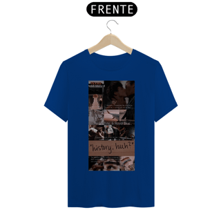 Nome do produto Camiseta Classica Vermelho Branco e Sangue azul  - History2
