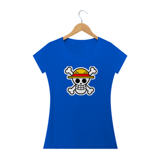Nome do produto Camiseta Feminina One Piece - Caveira