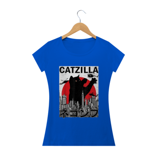 Nome do produto Camiseta Feminina Cats - Catzilla