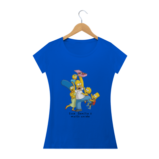 Nome do produto Camiseta Feminina Os Simpsons - Familia2