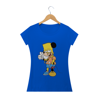 Nome do produto Camiseta Feminina Os Simpsons - Bart Mouse