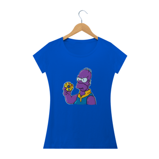Nome do produto Camiseta Feminina Os Simpsons - Thanos Simpson