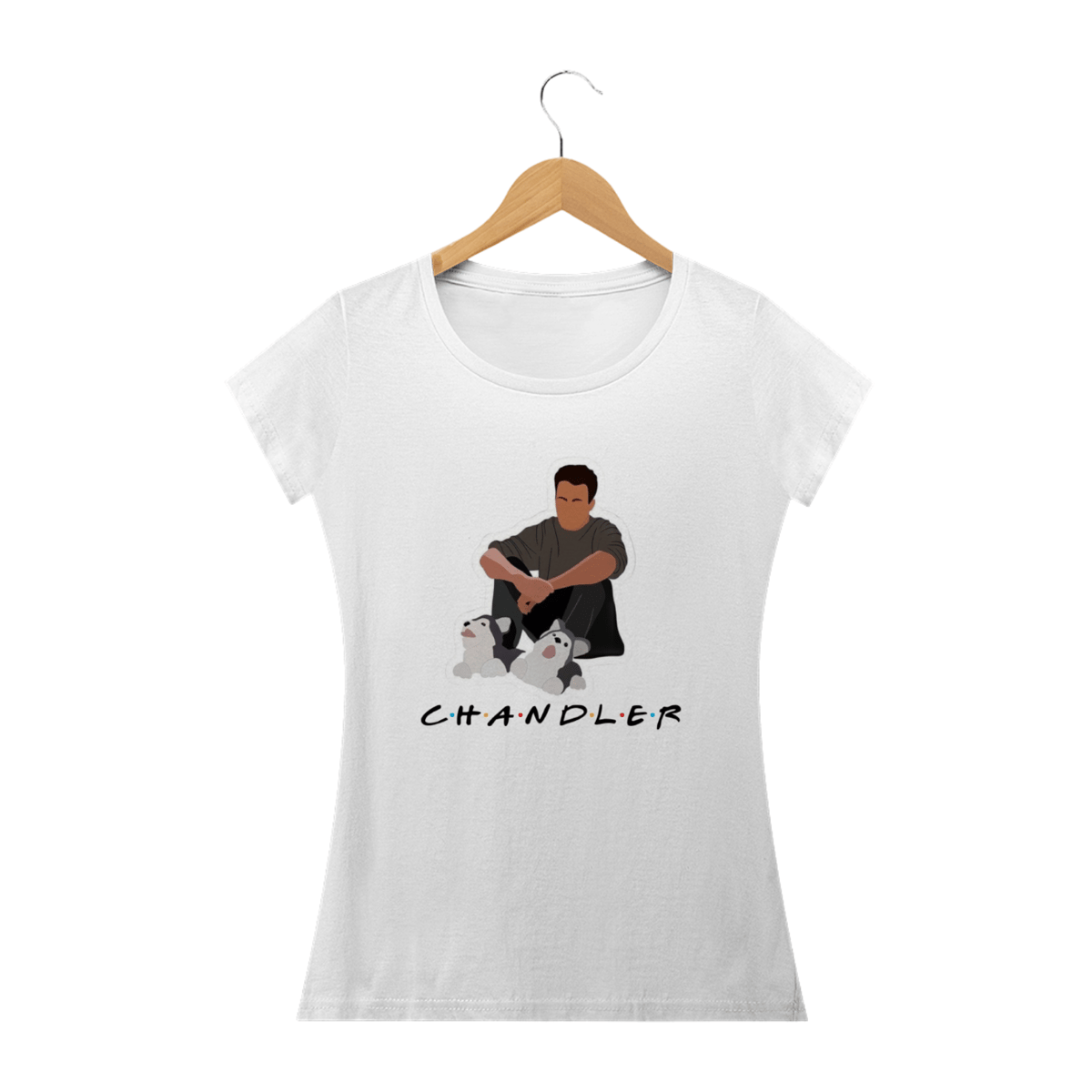 Nome do produto: Camiseta Feminina - Friends Chandler