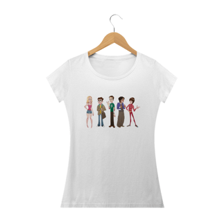 Nome do produto Camiseta Feminina - The Big Bang Theory (Elenco)