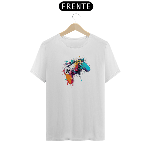 Camiseta Classica Gamer - Controle
