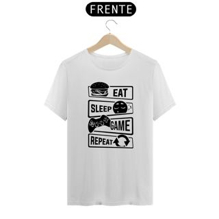 Nome do produto Camiseta Classica Gamer - Passo a passo