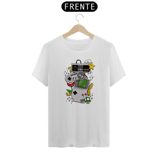 Camiseta Classica Gamer - Controles