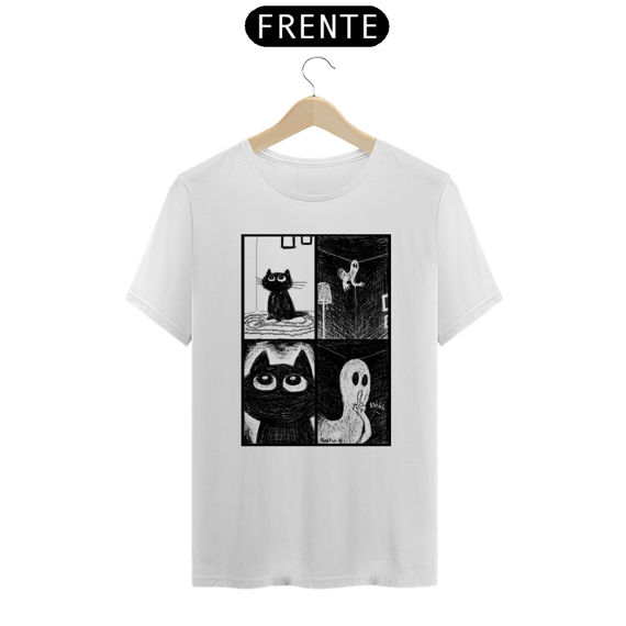 Camiseta Classica Cats - Ghost Cat