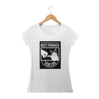 Nome do produto Camiseta Feminina Cats - Best Friends