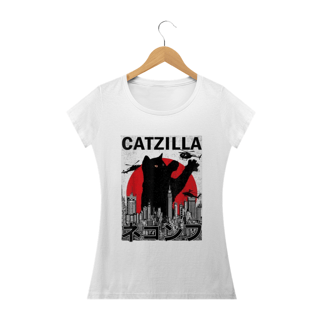 Camiseta Feminina Cats - Catzilla