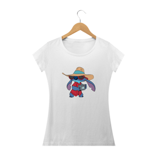 Camiseta Feminina Stitch - Fotografo