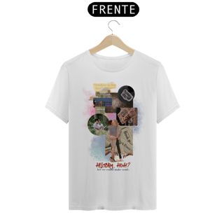 Nome do produto Camiseta Classica Vermelho Branco e Sangue azul - HUH?