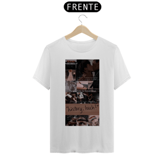 Nome do produto Camiseta Classica Vermelho Branco e Sangue azul  - History2