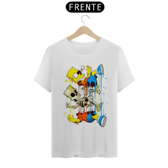 Camiseta Classica Os Simpsons - Bart Esqueleto