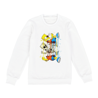 Nome do produto Moletom Os Simpsons - Bart Esqueleto