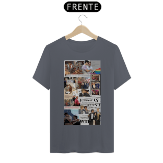 Nome do produto Camiseta Classica Vermelho Branco e Sangue azul 