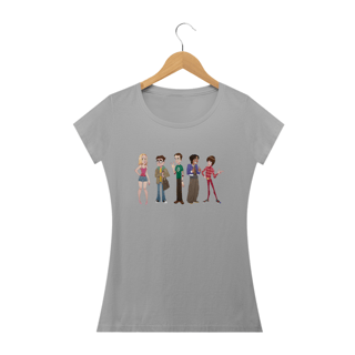 Nome do produto Camiseta Feminina - The Big Bang Theory (Elenco)