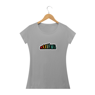 Nome do produto Camiseta Femina Gamer - Evolução