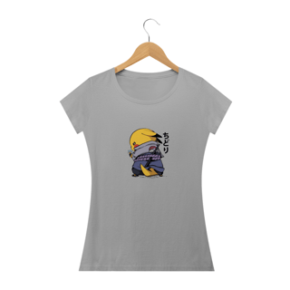 Nome do produto Camiseta Feminina Naruto - Sasuke / Pikachu