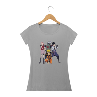 Nome do produto Camiseta Feminina Naruto - Time