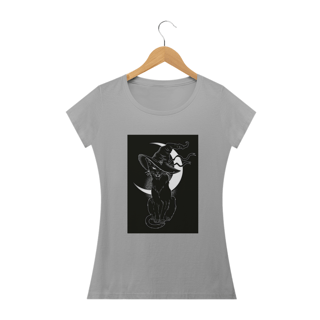 Nome do produto Camiseta Feminina Cats - Bruxa