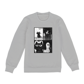 Nome do produto Moletom Cats - Ghost Cat