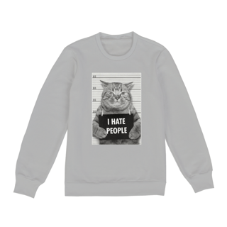Nome do produto Moletom Cats - I Hate People