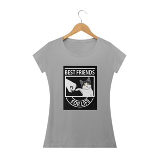 Nome do produto Camiseta Feminina Cats - Best Friends