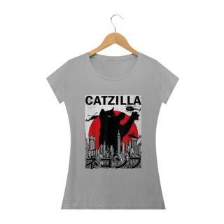 Nome do produto Camiseta Feminina Cats - Catzilla