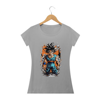 Nome do produto Camiseta Feminina Dragon Ball - Goku3