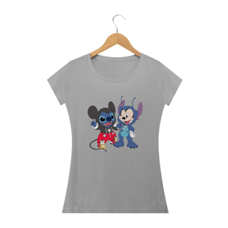 Nome do produto Camiseta Feminina Stitch - Mickey