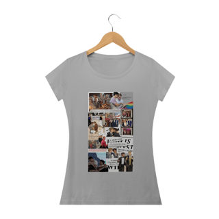 Nome do produto Camiseta Feminina Vermelho Branco e Sangue azul 