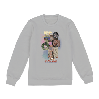 Nome do produto Moletom Vermelho Branco e Sangue azul  - HUH?