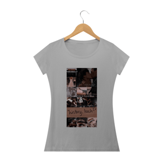 Nome do produto Camiseta Feminina Vermelho Branco e Sangue azul  - History2