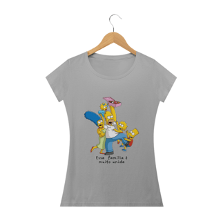 Nome do produto Camiseta Feminina Os Simpsons - Familia2