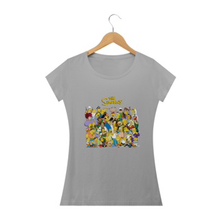 Nome do produto Camiseta Feminina Os Simpsons - Personagens