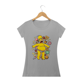 Nome do produto Camiseta Feminina Os Simpsons - Homer