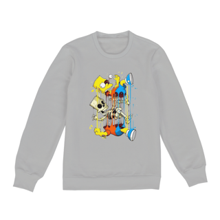 Nome do produto Moletom Os Simpsons - Bart Esqueleto