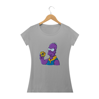 Nome do produto Camiseta Feminina Os Simpsons - Thanos Simpson