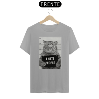 Nome do produto Camiseta Classica Cats - I Hate People