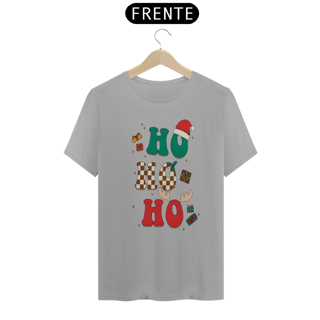 Nome do produto Camiseta Classica Natal - Ho Ho Ho