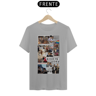 Nome do produto Camiseta Classica Vermelho Branco e Sangue azul 
