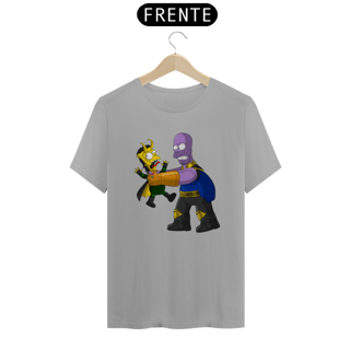 Nome do produto Camiseta Classica Os Simpsons - Thanos e Loki