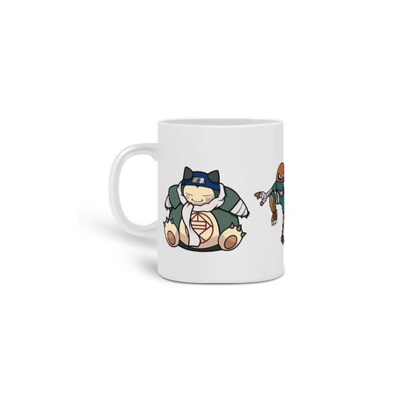 Caneca Naruto/Pokemon