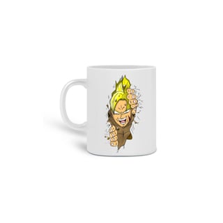 Caneca Dragon Ball - Goku / Majin Boo