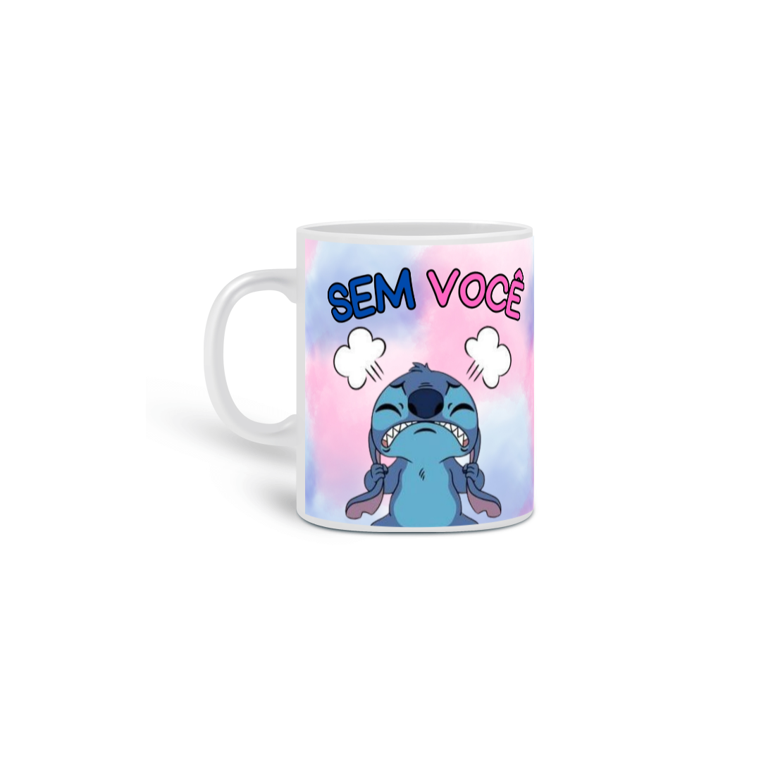 Nome do produto: Caneca Stitch - Com você