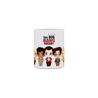 Nome do produto Caneca The Big Bang Theory - Elenco anime