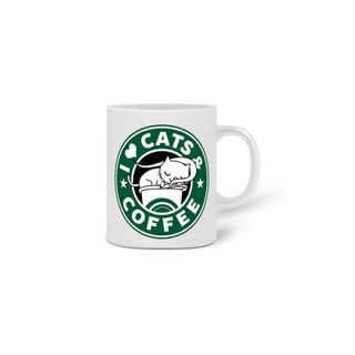 Nome do produto Caneca Cats - I Love Cats & Coffee